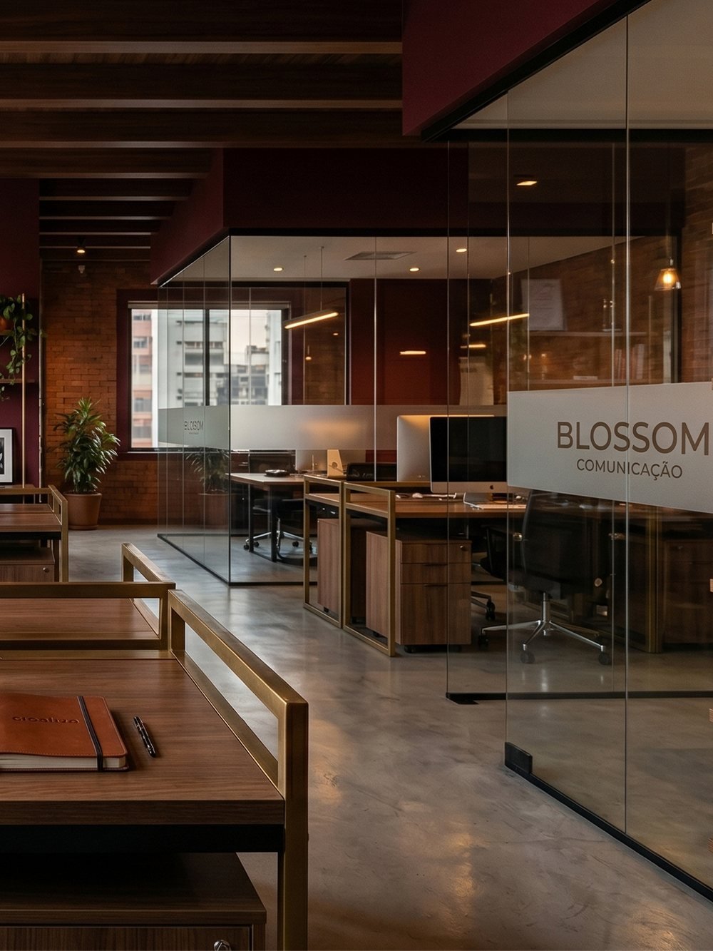 Escritório da Blossom Comunicação